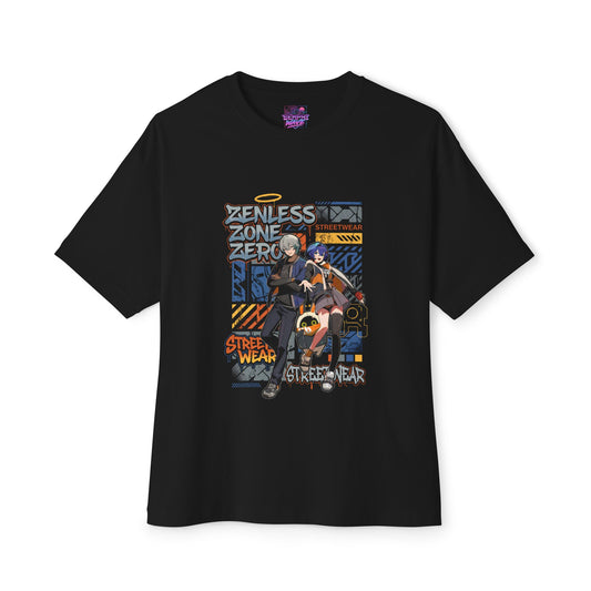 Zenless Zone Zero Wise and Belle Anime Gaming Graphic Tee Premium Oversized Unisex T-Shirt