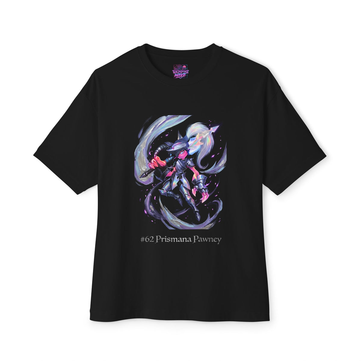 Prismana Pawney Aniimo Moonlit Oil Painting Rare Form Art - Oversized Premium Tee