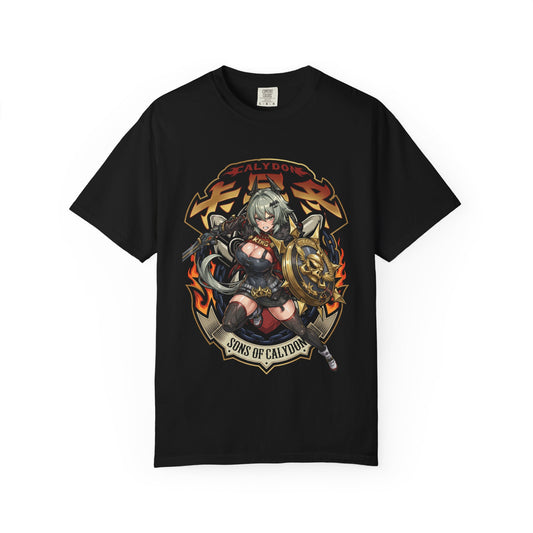 Caesar King ZZZ Yellow Eyes Star Horn Leader Illustration Premium T-Shirt
