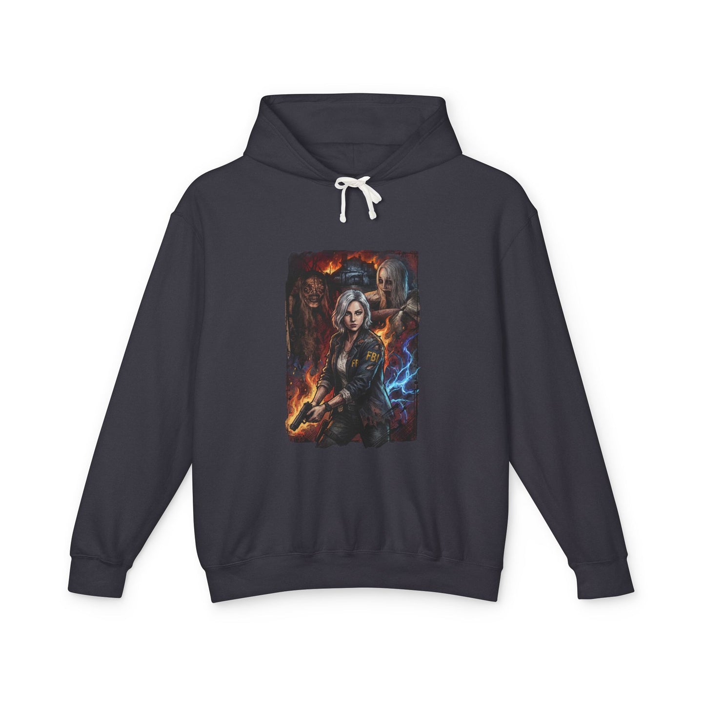 RE Requiem Grace Ashcroft Bookworm Analyst Tense Stealth Portrait Unisex Premium Hoodie