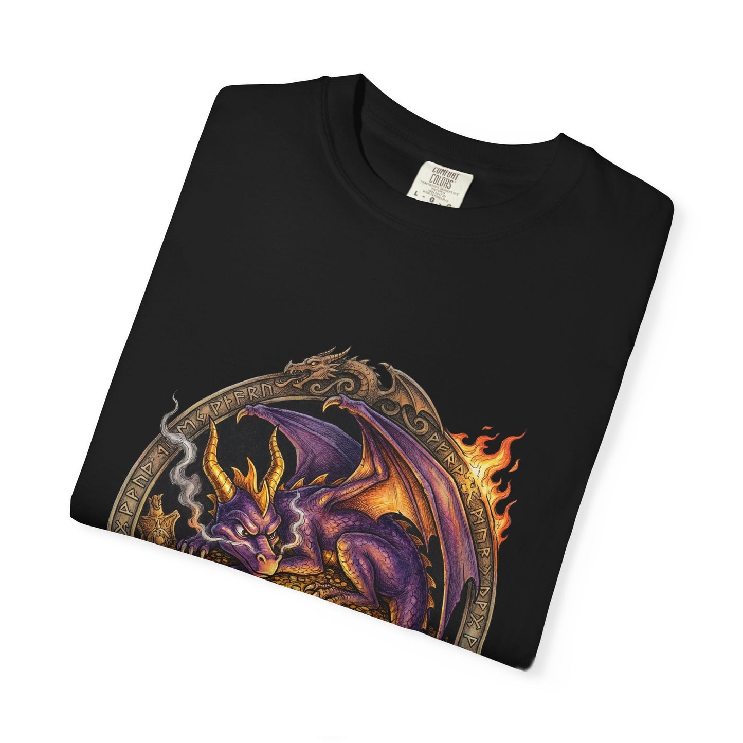 Spyro the Dragon Fellowship Inspired – Fire-Breathing Hero Middle-earth Portrait Premium T-Shirt