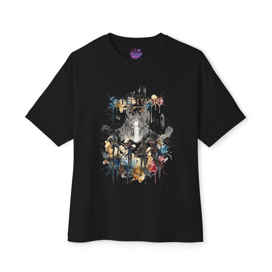 Paintress Clair Obscur Expedition 33 Retro JRPG Battle Icon Premium Oversized Unisex T-Shirt