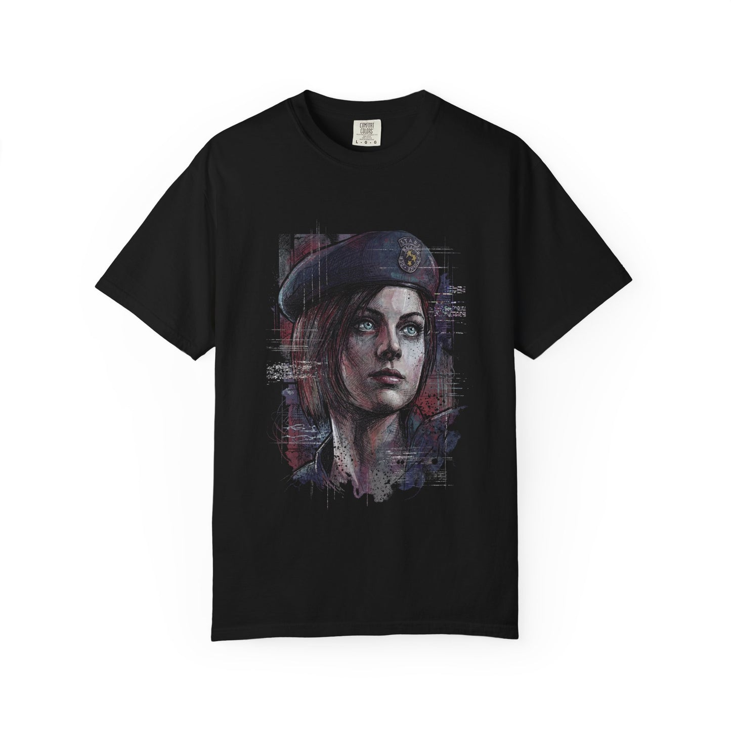 Jill Valentine Resident Evil STARS Alpha Team Raccoon City Design Premium T-Shirt