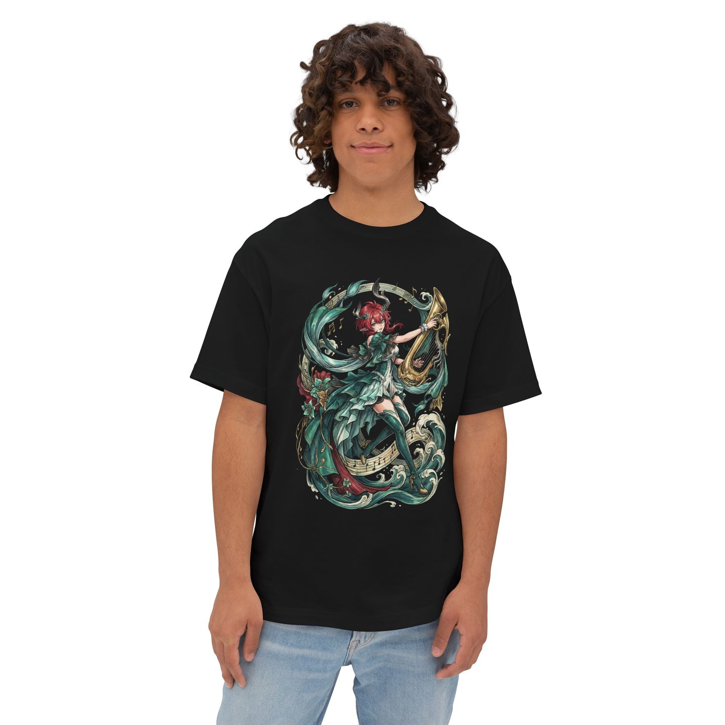WuWa Ciaccona: Free-Spirited Wandering Bard Premium Oversized Unisex T-Shirt