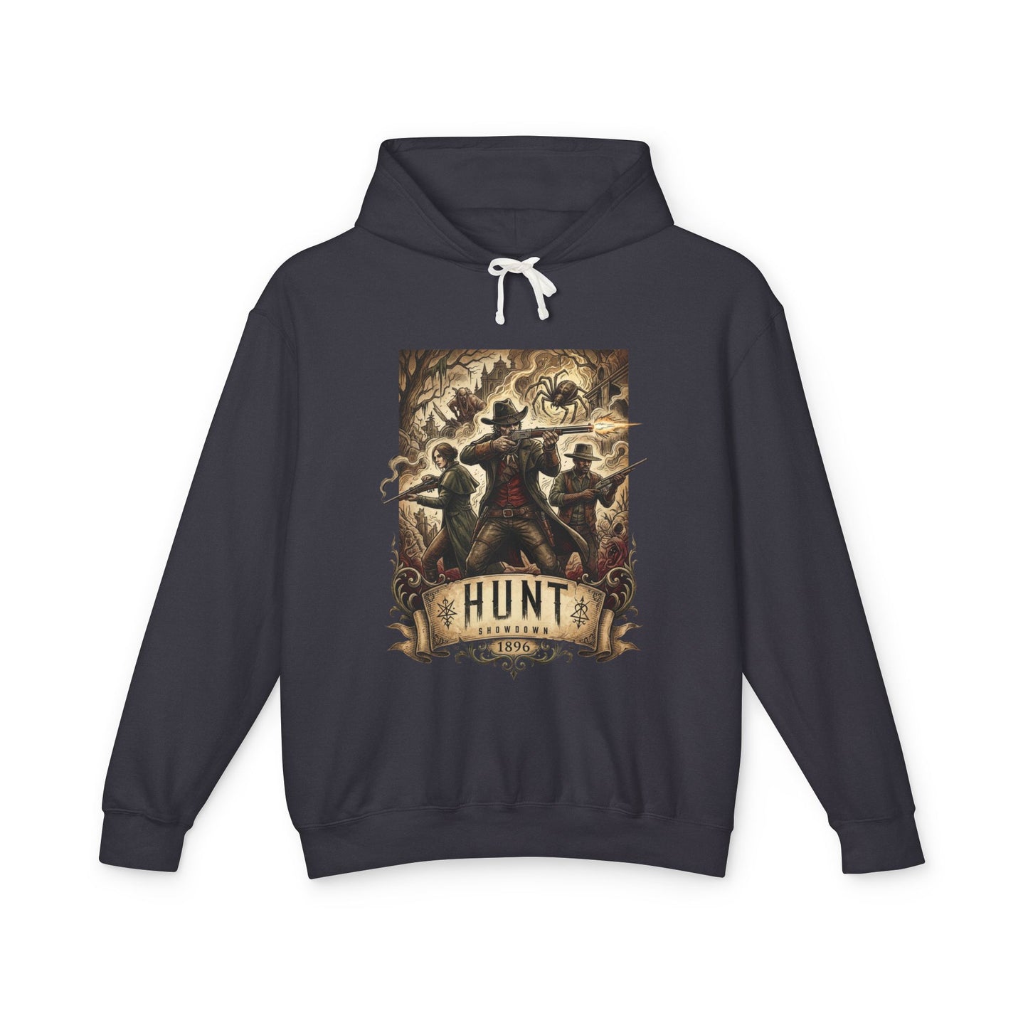 Bayou Bounty Hunter Hunt Showdown Foggy Night Unisex Premium Hoodie