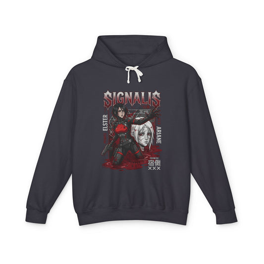 Signalis Surreal Retrotech World Nightmarish Creatures Design Unisex Premium Hoodie