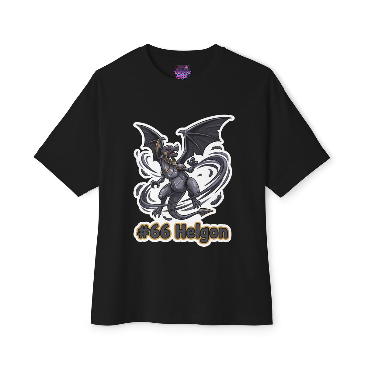 Helgon Aniimo Sticker Art Creature Art - Oversized Premium Tee