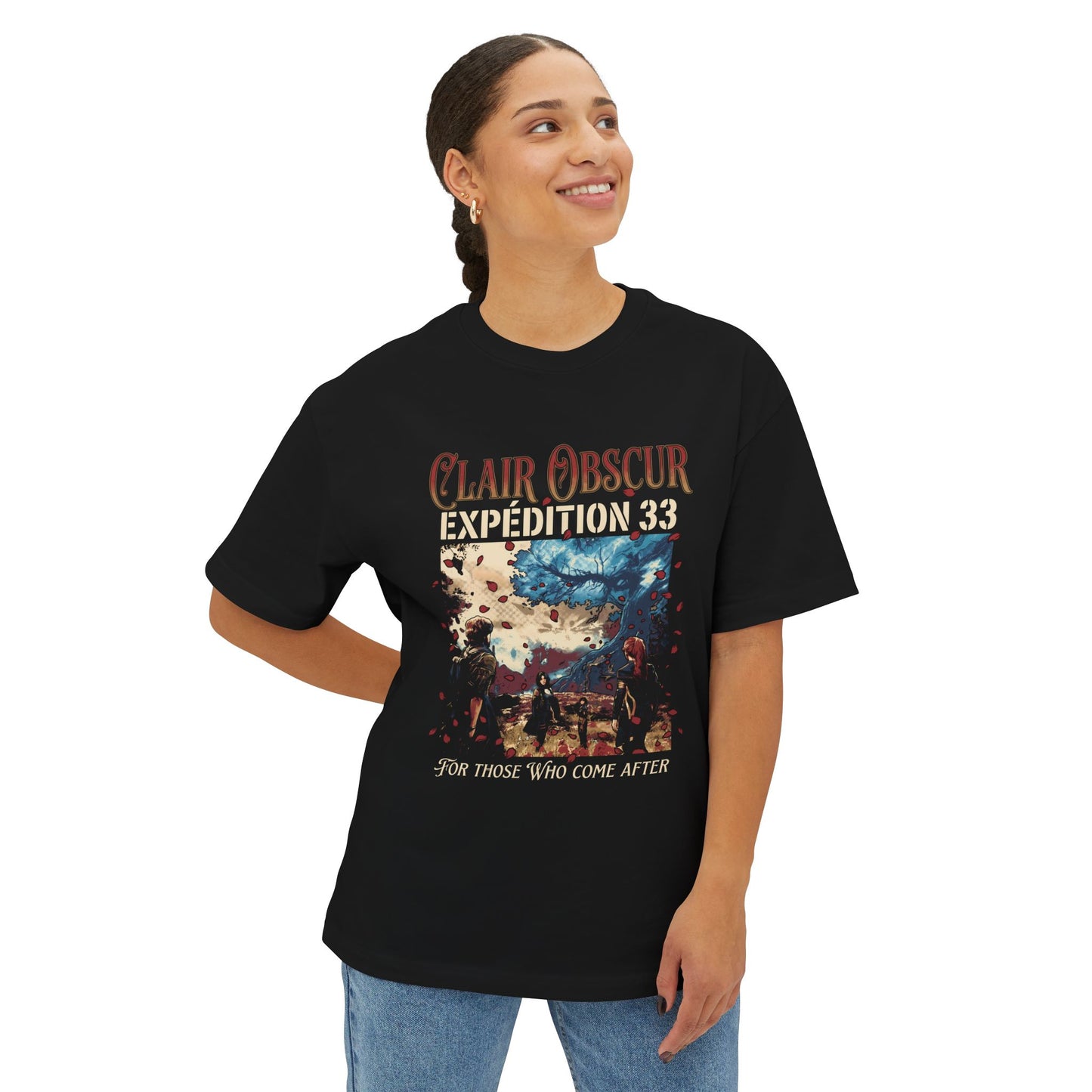 Clair Obscur Expedition 33: Streetwear Premium Oversized Unisex T-Shirt