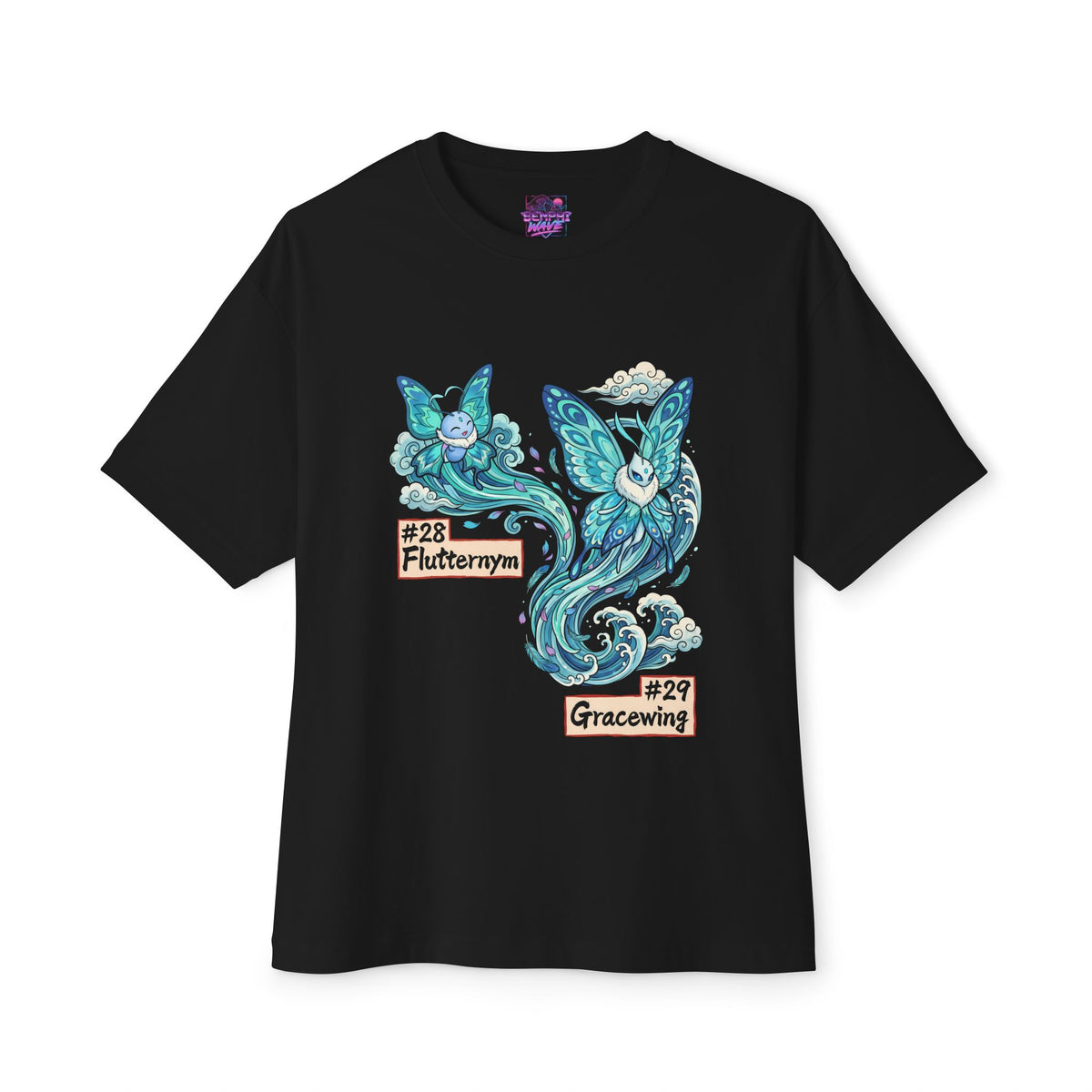 Flutternym Gracewing Aniimo Evolution Line Ukiyo-e - Oversized Premium Tee
