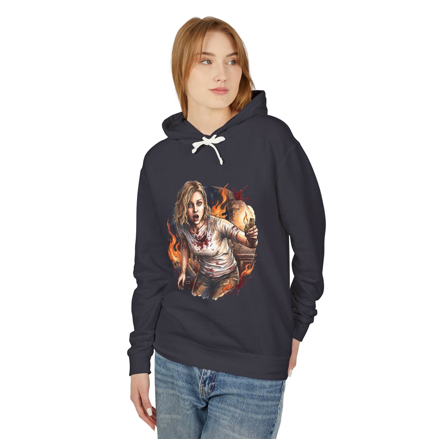Resident Evil Requiem Grace Ashcroft Unisex Premium Hoodie