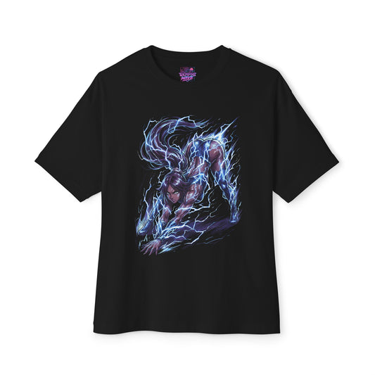 Yoruichi Shihouin Bleach Hand-to-Hand Combat Speed Demon Portrait Premium Oversized Unisex T-Shirt