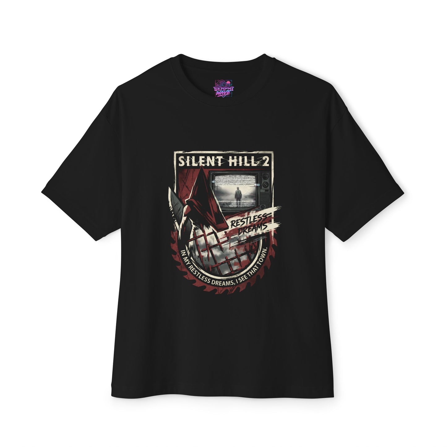 Silent Hill 2: Restless Dreams Pyramid Head Premium Oversized Unisex T-Shirt