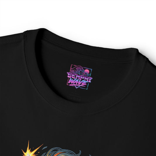 Zenless Zone Zero Zhu Yuan Dual Pistols Smoke Fan Art Oversized T-Shirt