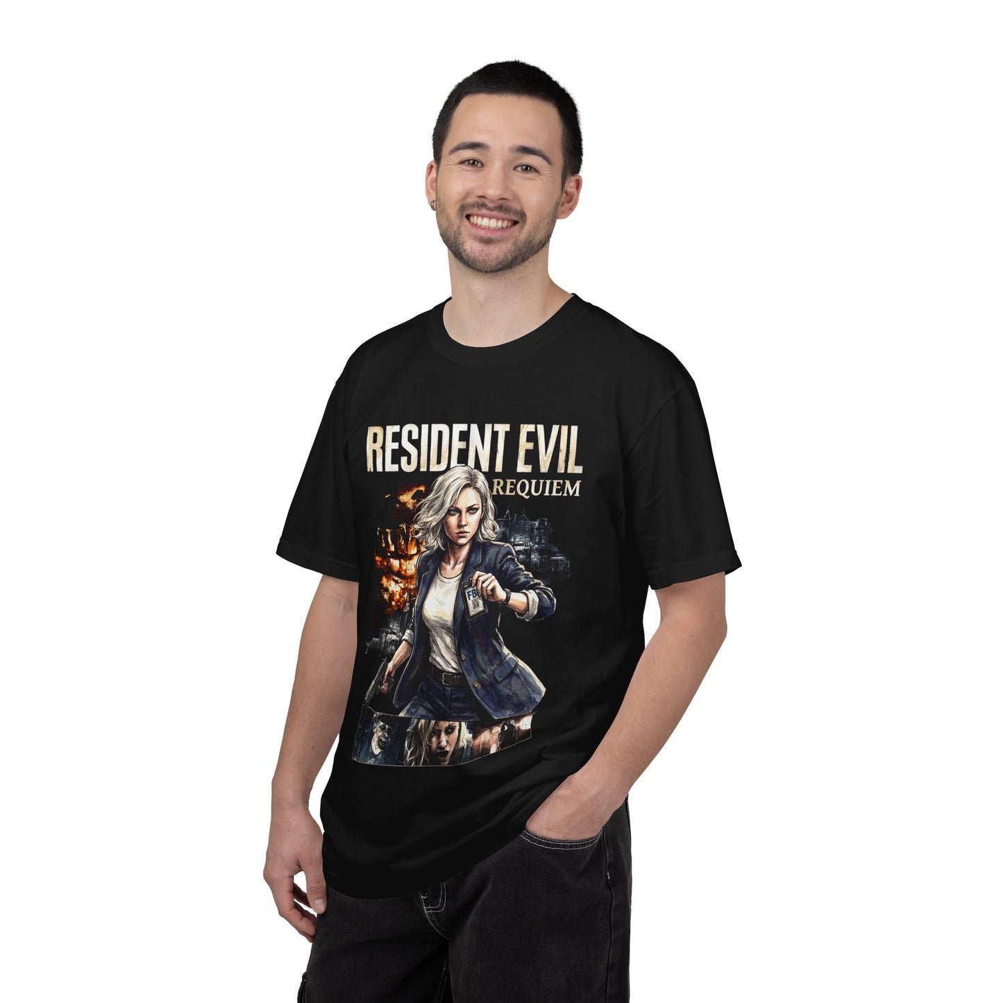 RE Requiem Grace Ashcroft First-Person Tension Survival Art Premium T-Shirt