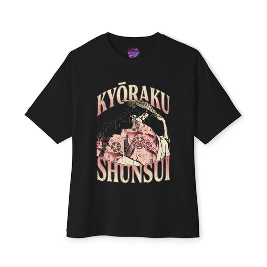 Shunsui Kyoraku Vintage Bleach Bootleg Streetwear Tee - Oversized Premium Tee