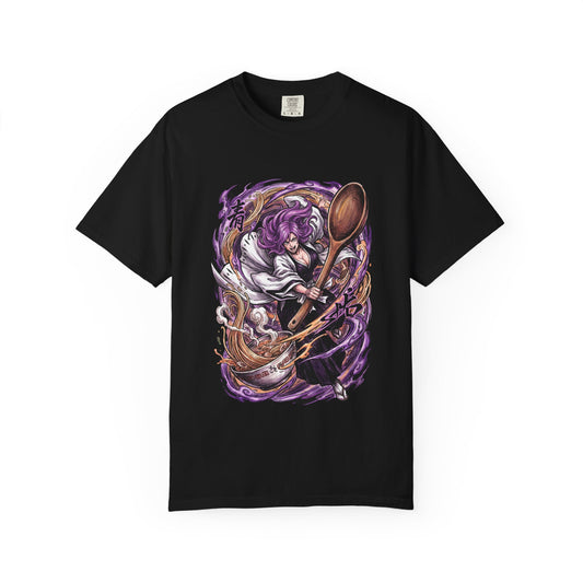 Kirio Hikifune Bleach Ruler of Grain Purple Hair Design Premium T-Shirt