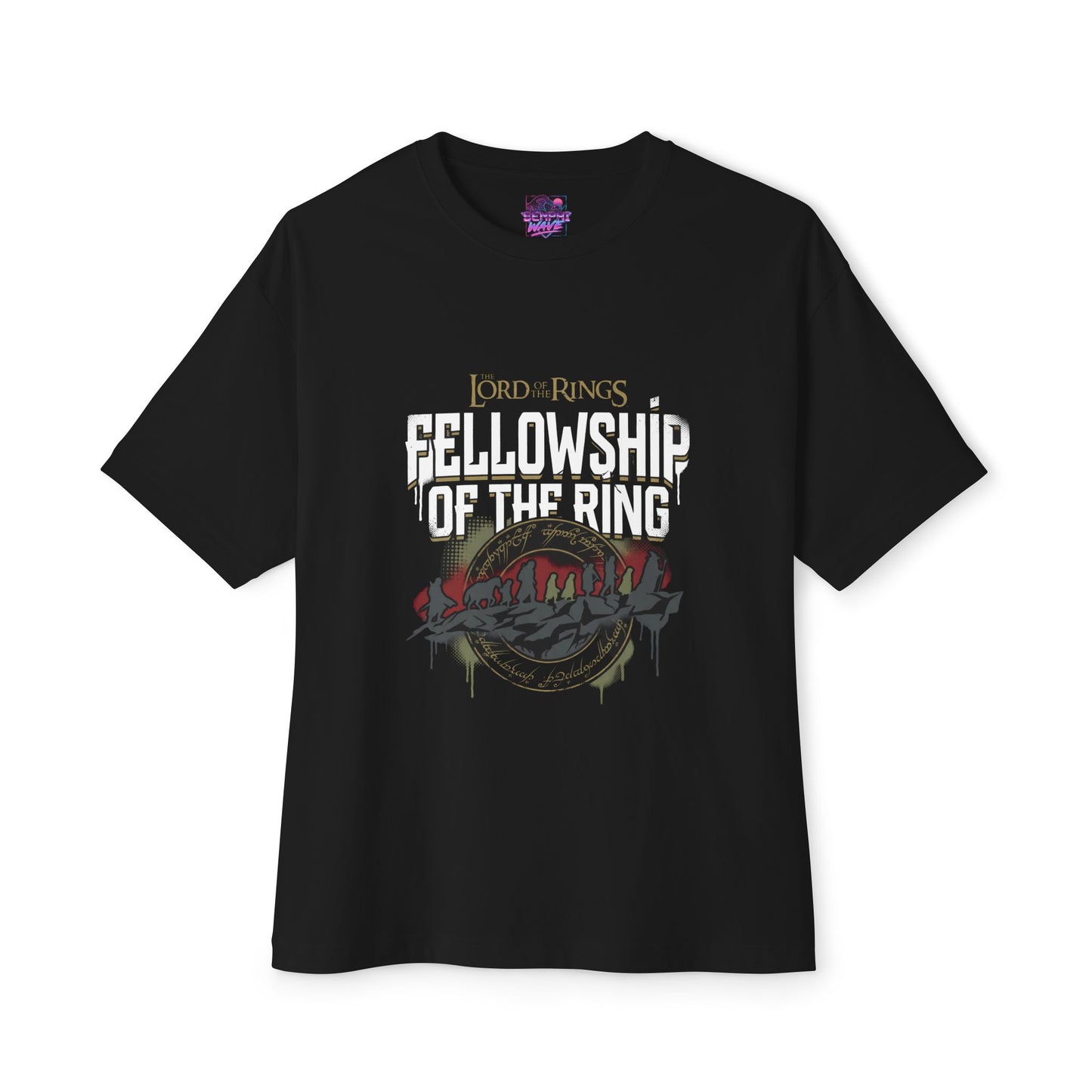 Lord of the Rings Trilogy: Cinematic Fantasy Icon Premium Oversized Unisex T-Shirt
