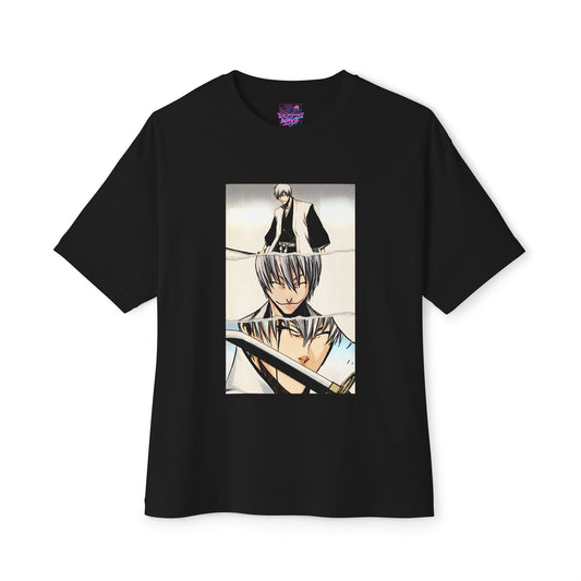 Gin Ichimaru Bleach Anime Manga Collage Graphic Oversized Tee