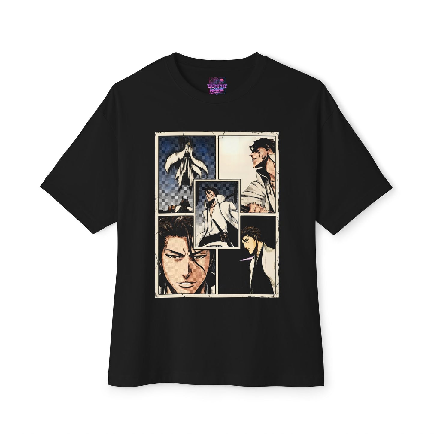 Sosuke Aizen Bleach Anime Art Graphic Streetwear Tee - Oversized Premium Tee