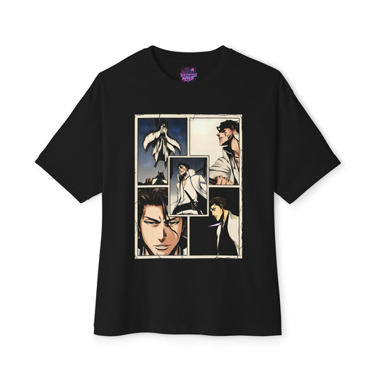 Sosuke Aizen Bleach Anime Art Graphic Streetwear Tee - Oversized Premium Tee