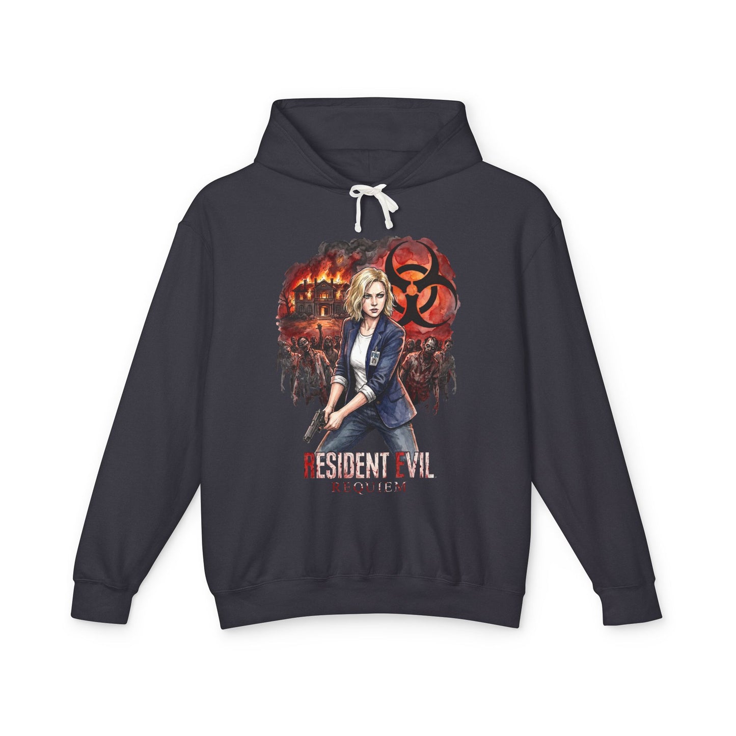 Grace Ashcroft Resident Evil 9 Mother Alyssa Death Haunt Portrait Unisex Premium Hoodie