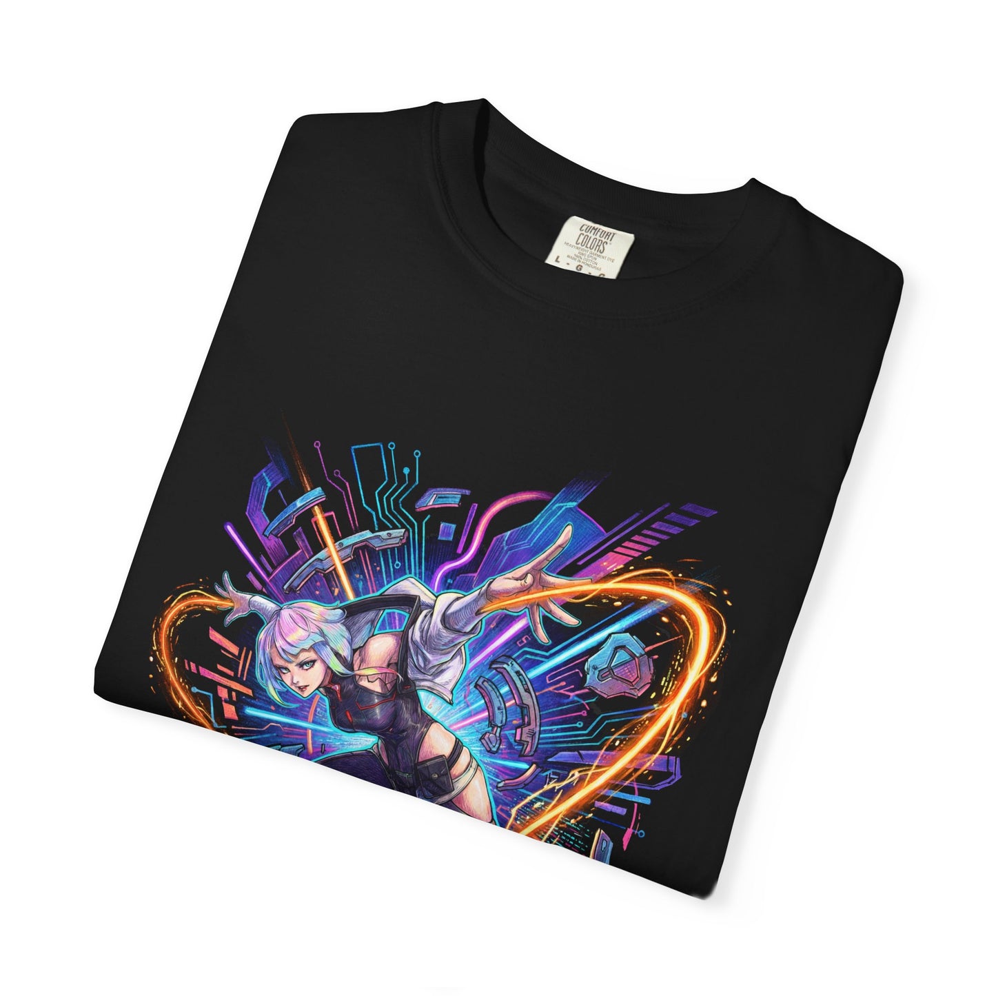 Lucy Cyberpunk Edgerunners Netrunning Quickhack Aesthetic Portrait Premium T-Shirt
