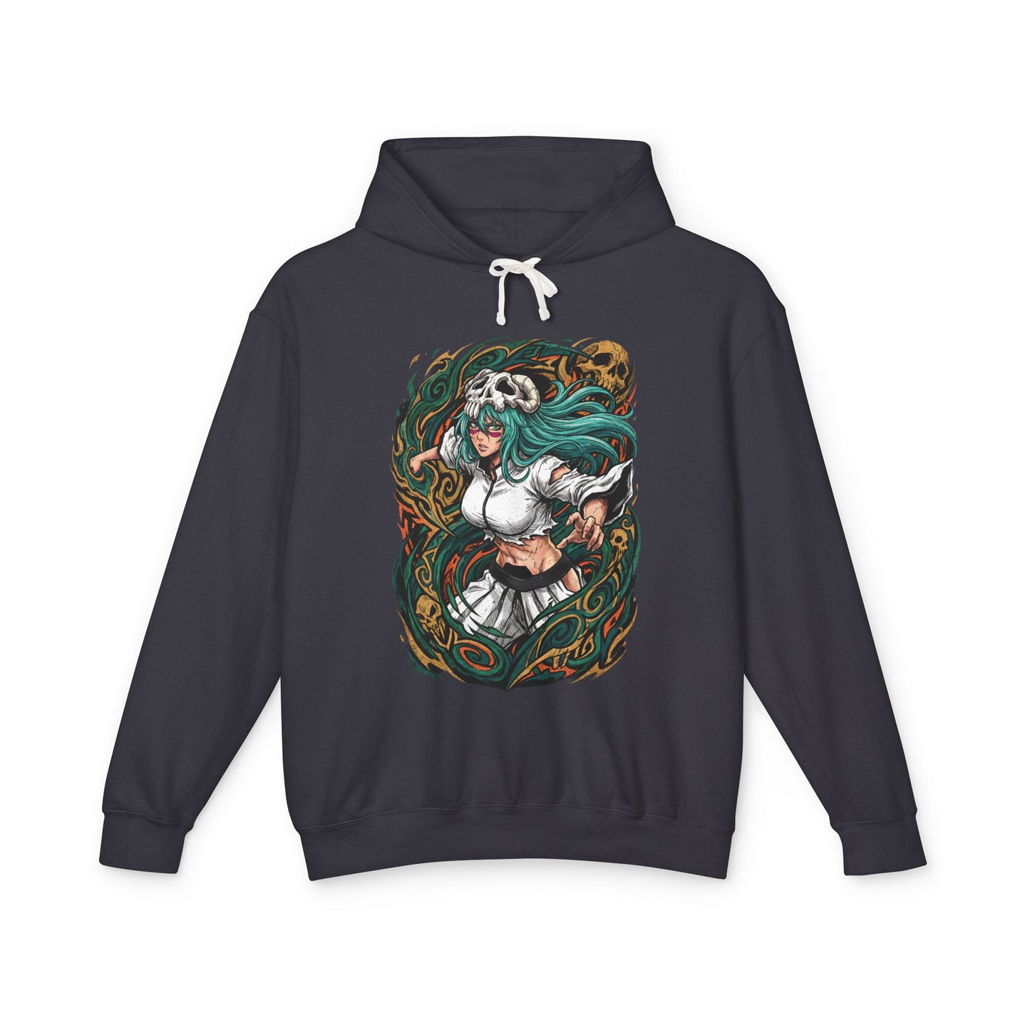 Nelliel Tu Odelschwanck Bleach Ram Horn Mask Remnants Pose Unisex Premium Hoodie