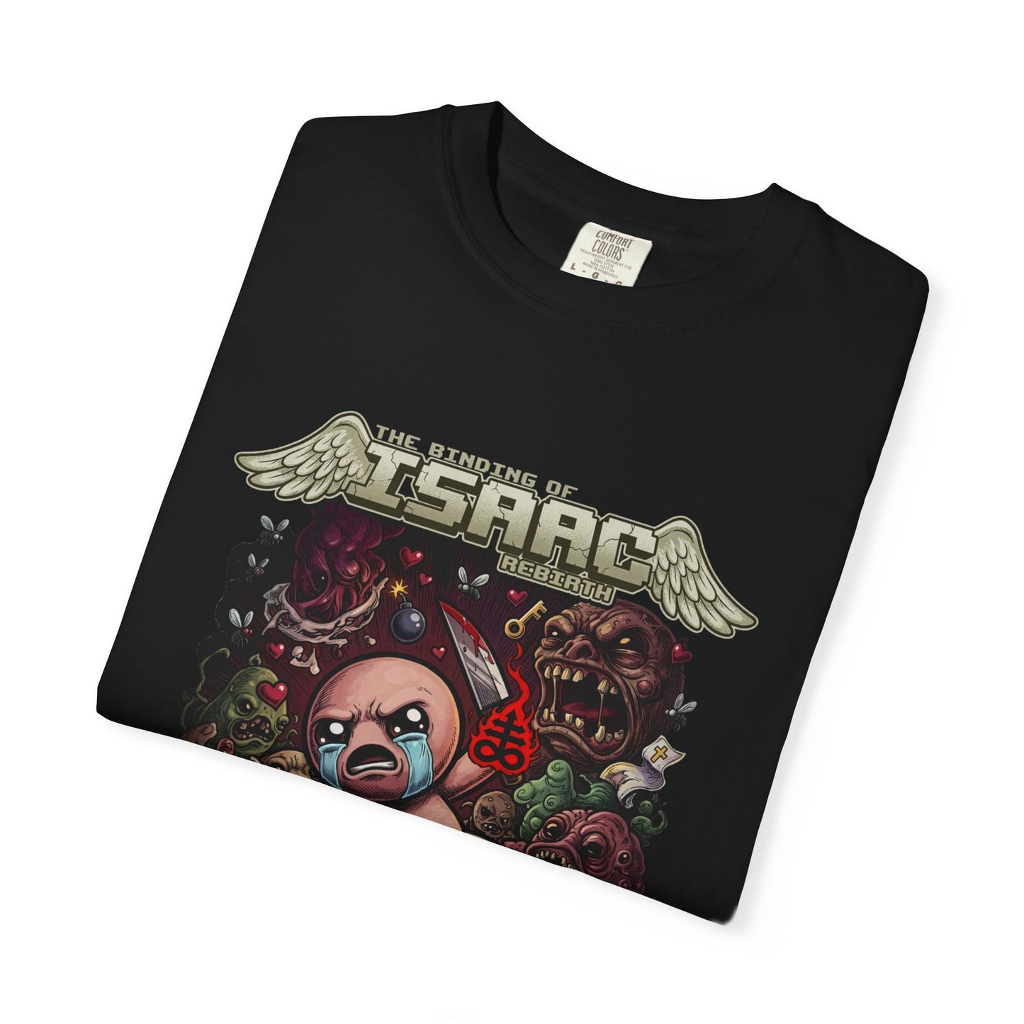 Binding of Isaac Rebirth Pixel Art Fan Portrait Premium T-Shirt