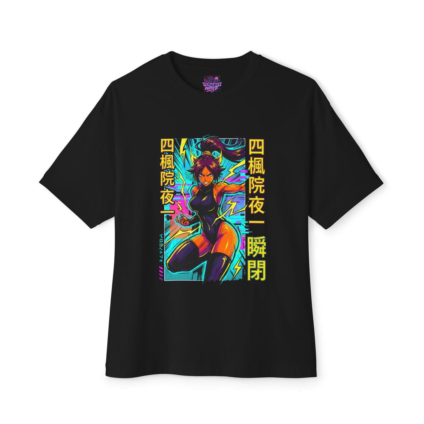 Yoruichi Shihouin Bleach Soul Reaper Captain Defector Icon Portrait Premium Oversized Unisex T-Shirt