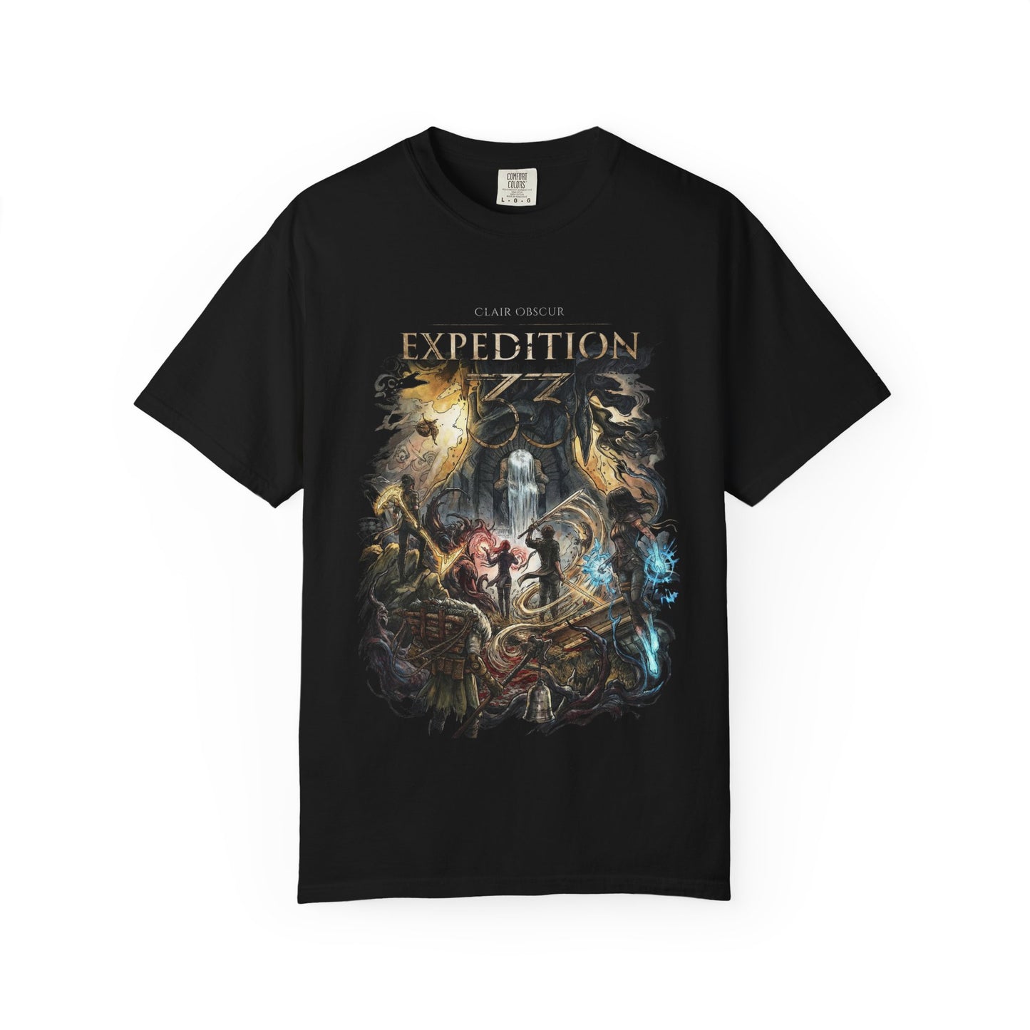Clair Obscur Facing Paintress Retro Pixel Horror Boss Portrait Premium T-Shirt