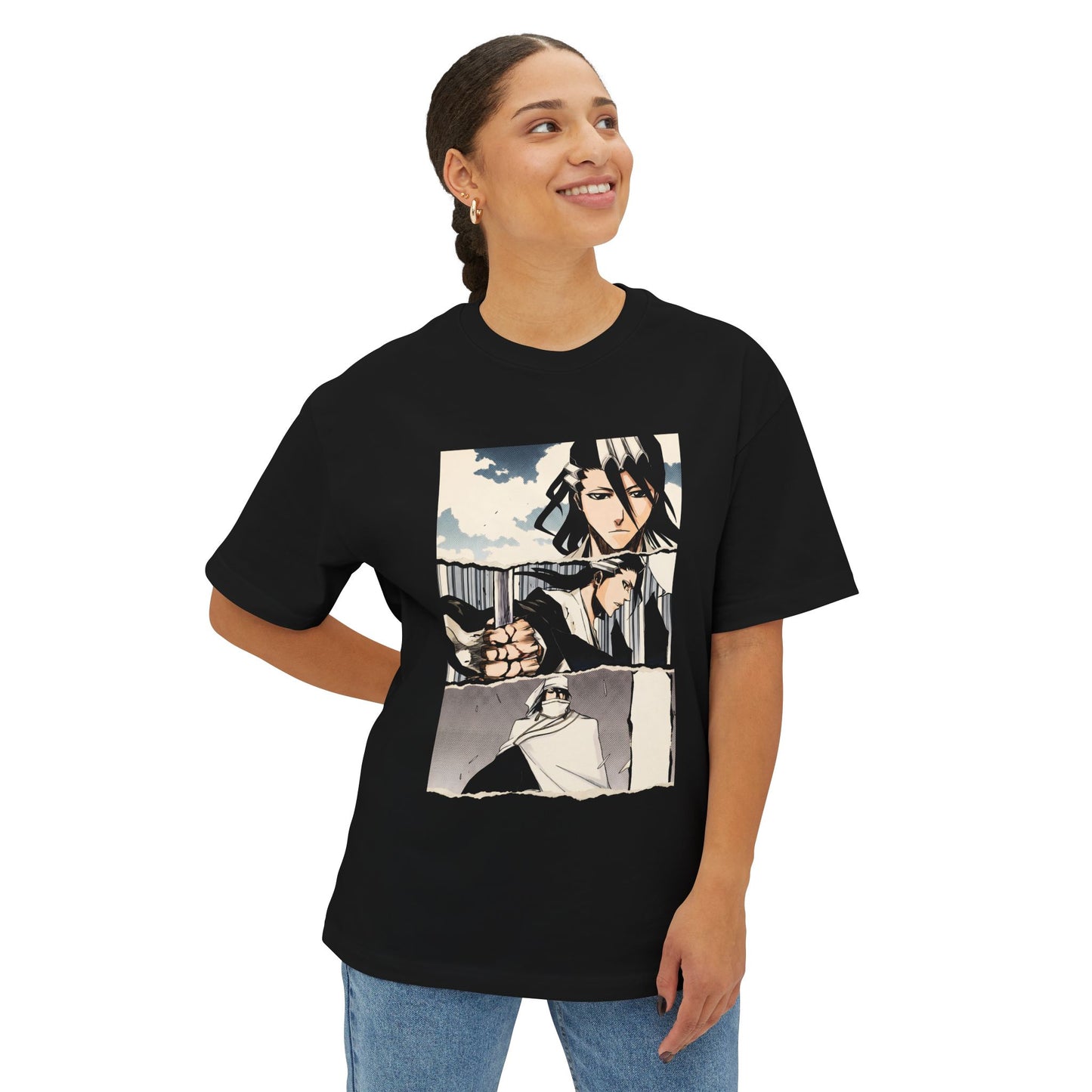 Byakuya Kuchiki Bleach Bold Anime Character Shirt - Oversized Premium Tee