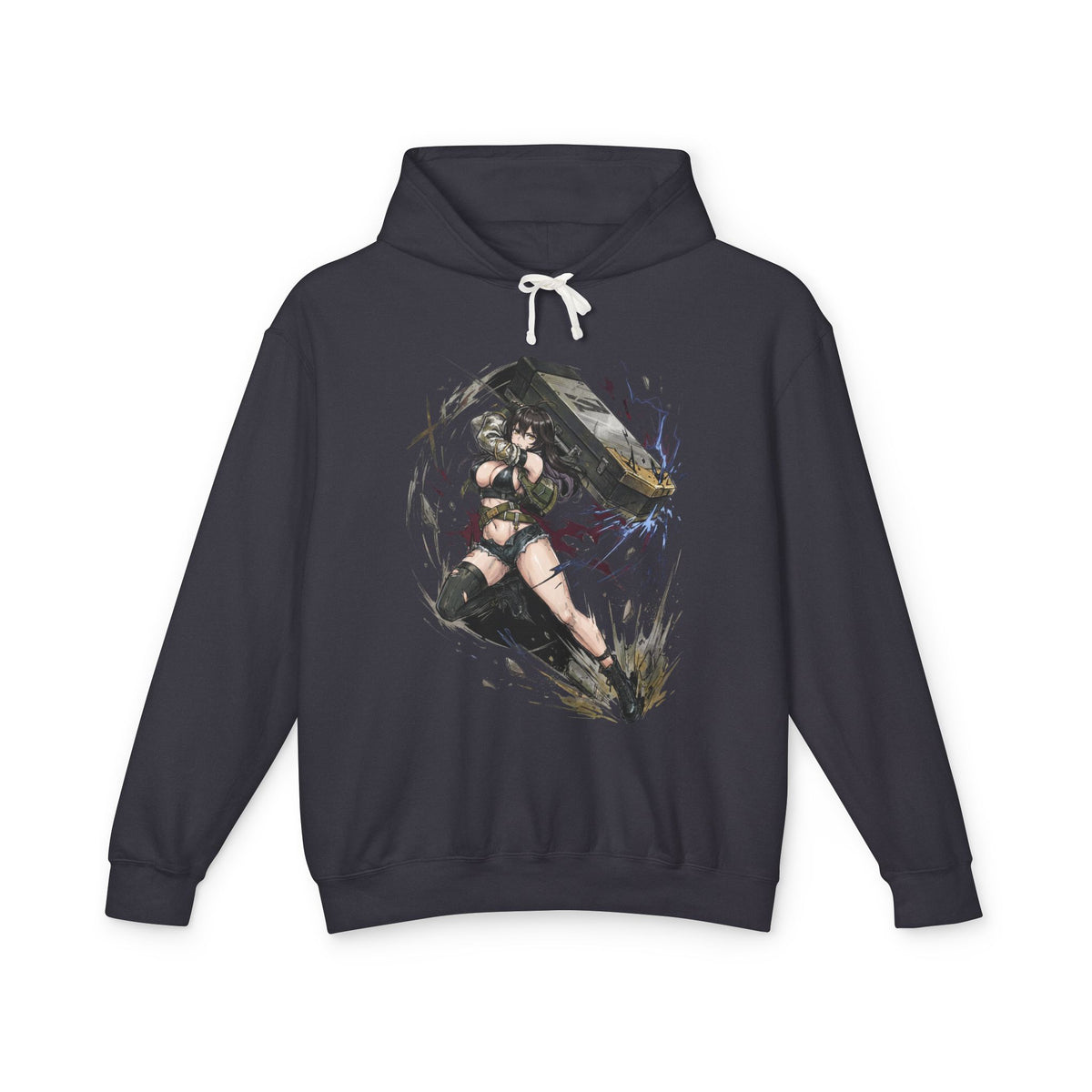 Chaos Zero Nightmare Maribel Steel Case Blue Lightning Fan Art Hoodie