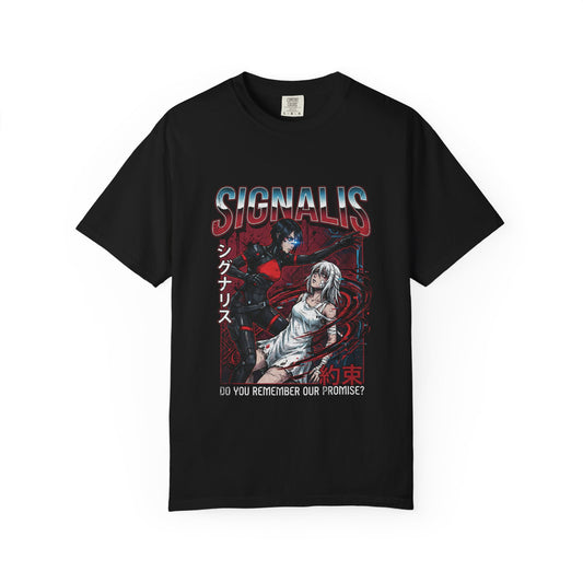 Signalis Classic Survival Horror Pixel Aesthetic Design Premium T-Shirt