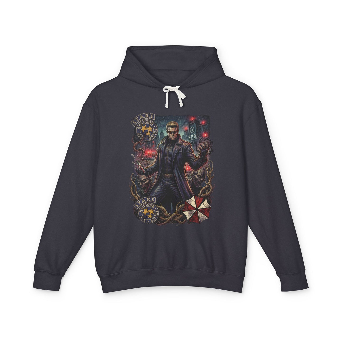 Wesker RE5 Final Boss Red Eyes Mutation Design Unisex Premium Hoodie