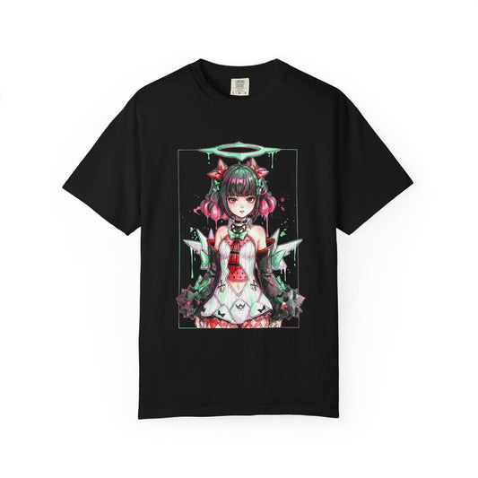 ZZZ Nangong Yu Angels of Delusion Leader Vaporwave Retro Portrait Premium T-Shirt