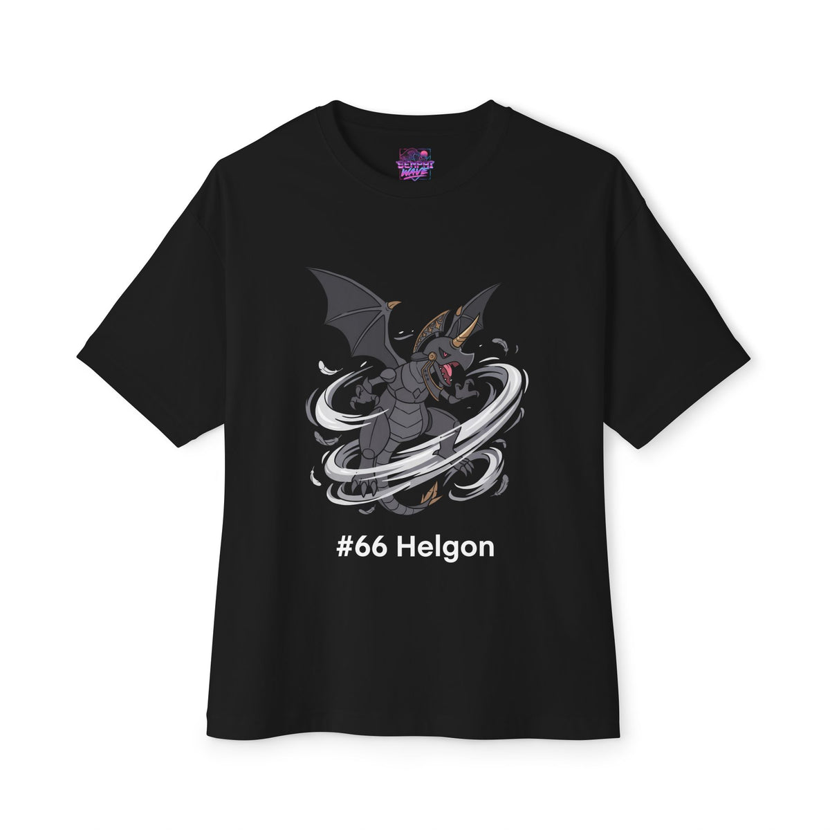 Helgon Aniimo Minimalist Creature Art - Oversized Premium Tee
