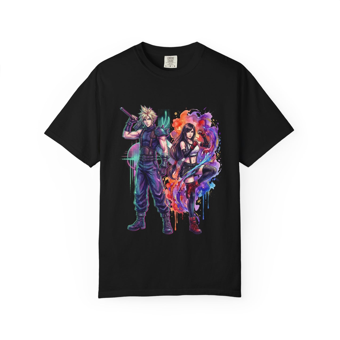 Final Fantasy 7 Remake Tifa and Cloud Together Art Premium T-Shirt