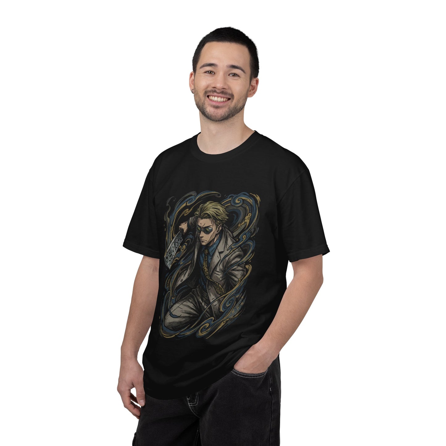 Nanami JJK Blunt Sword Cursed Tool Portrait Premium T-Shirt