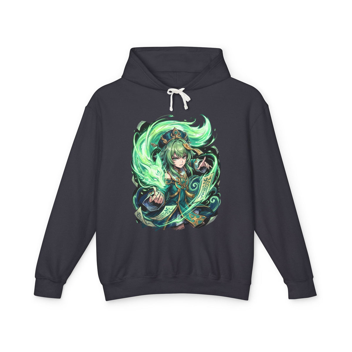 Honkai Star Rail Huohuo Green Spirit Talismans Fan Art Hoodie