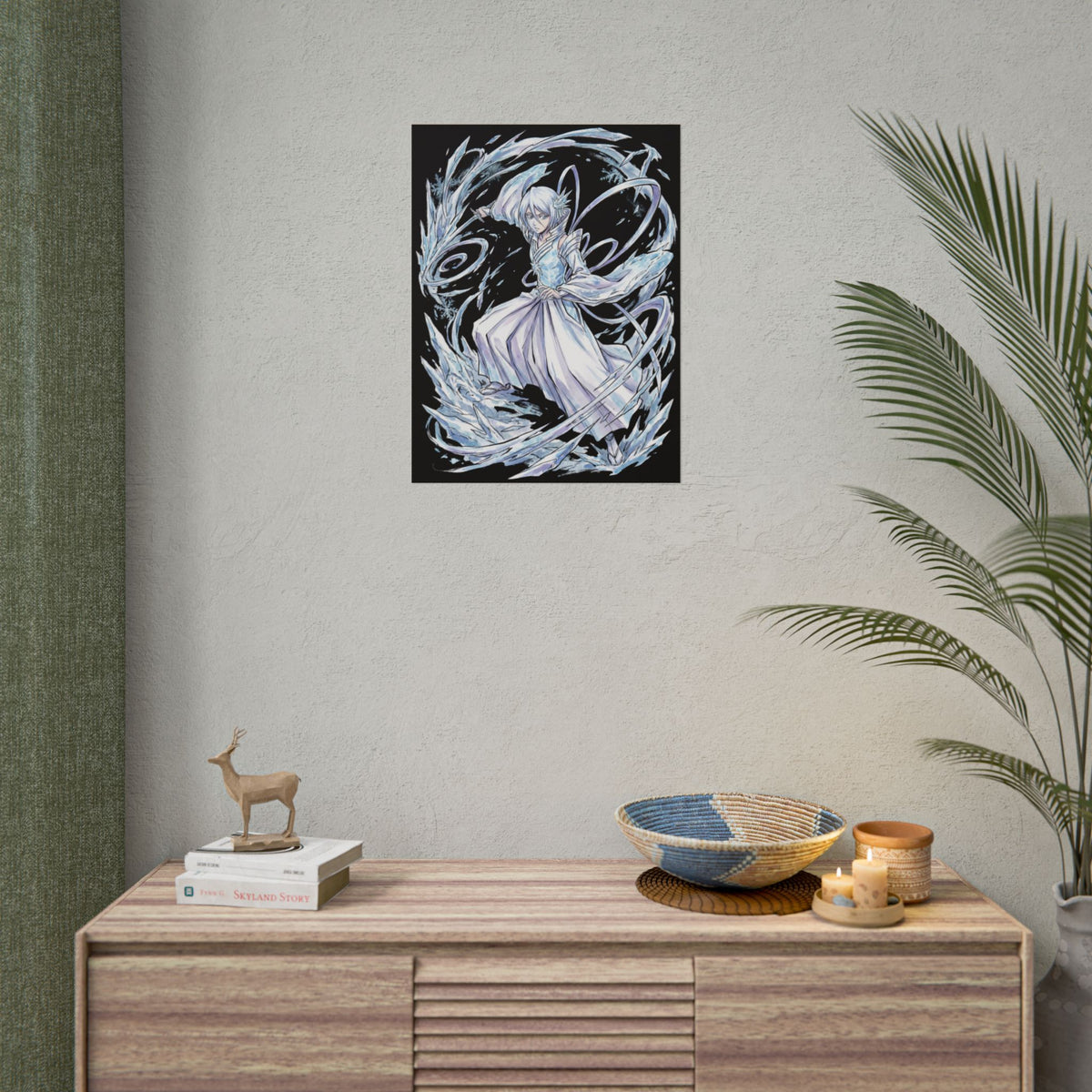 Bleach Rukia Kuchiki Sode no Shirayuki Ice Warrior Poster