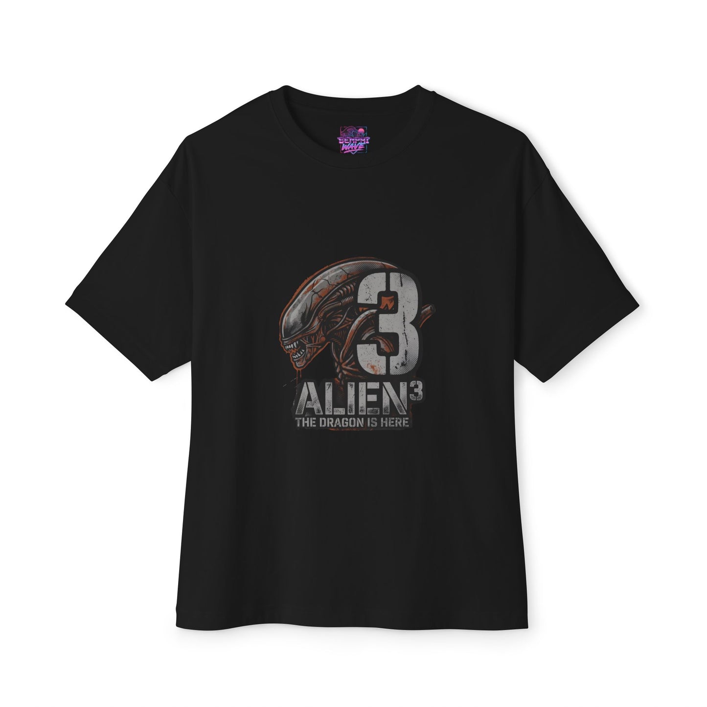 Xenomorph from Aliens: Drone Warrior Chestburster Premium Oversized Unisex T-Shirt