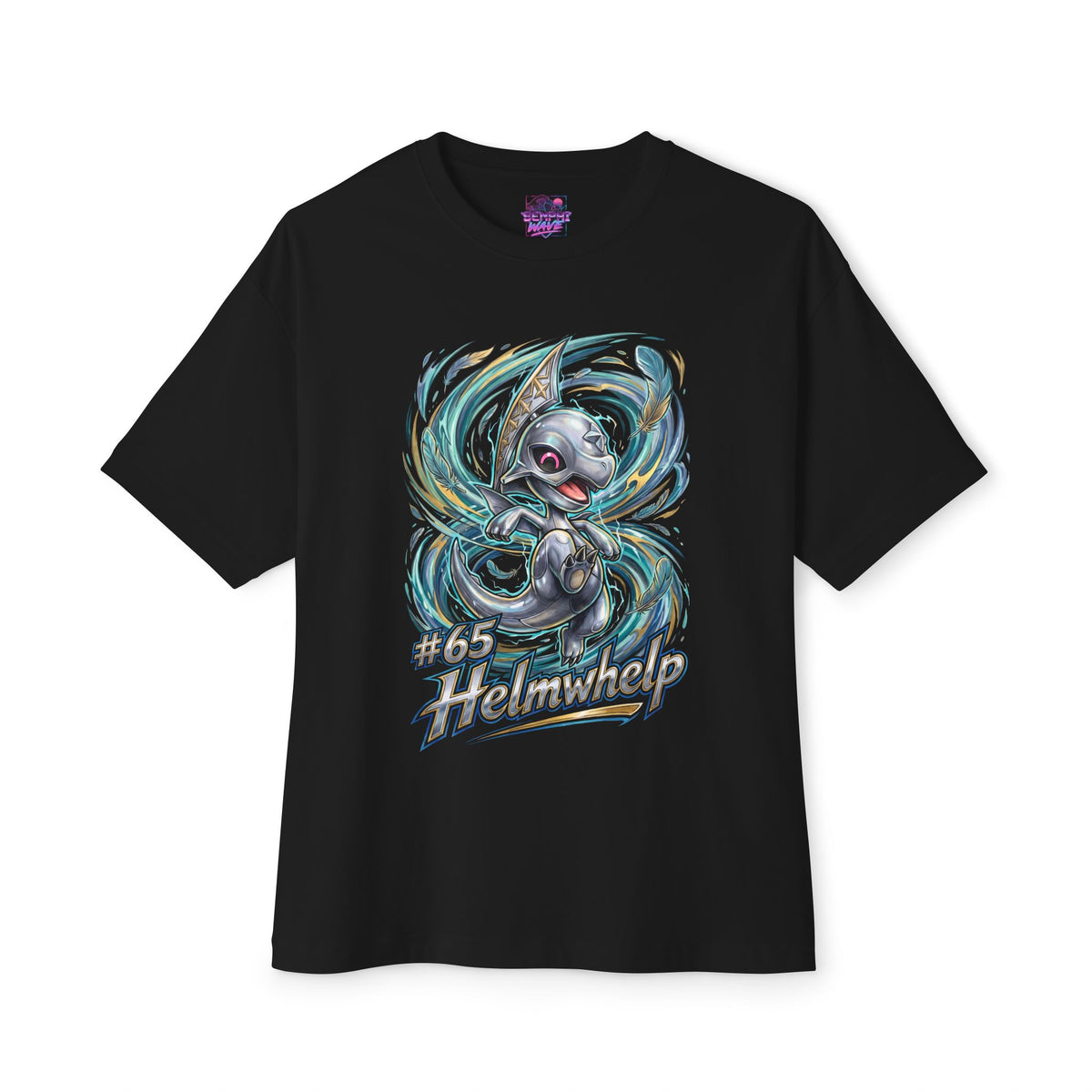 Helmwhelp Aniimo Elemental Burst Creature Art - Oversized Premium Tee