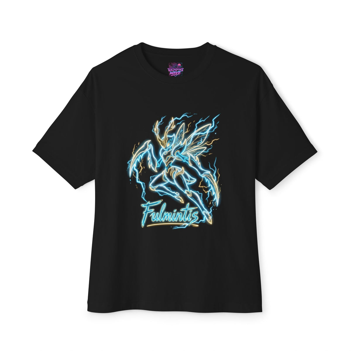 Fulmintis Aniimo Neon Glow Creature Art - Oversized Premium Tee