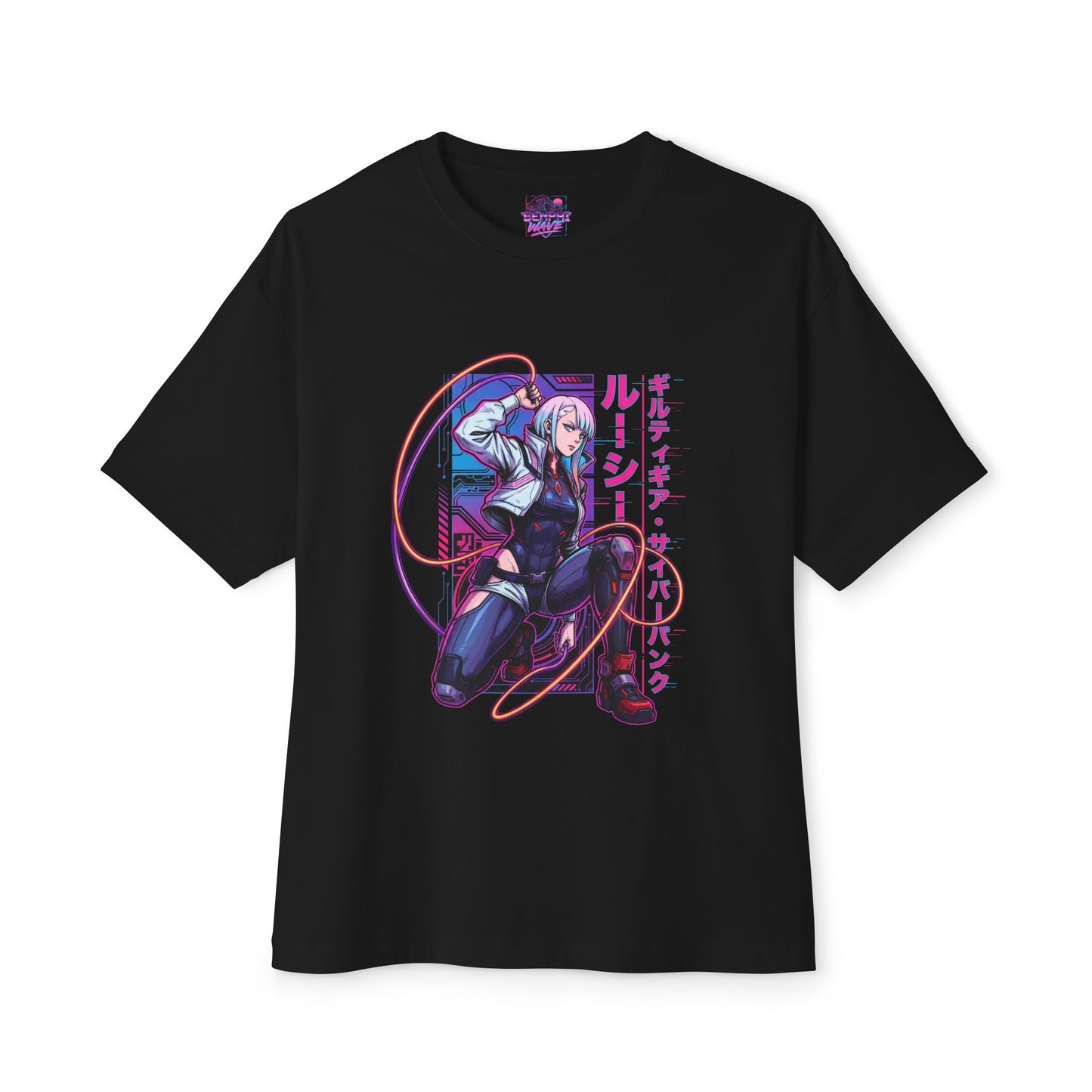Lucy Guilty Gear Strive: Elite Netrunner from Edgerunners Premium Oversized Unisex T-Shirt