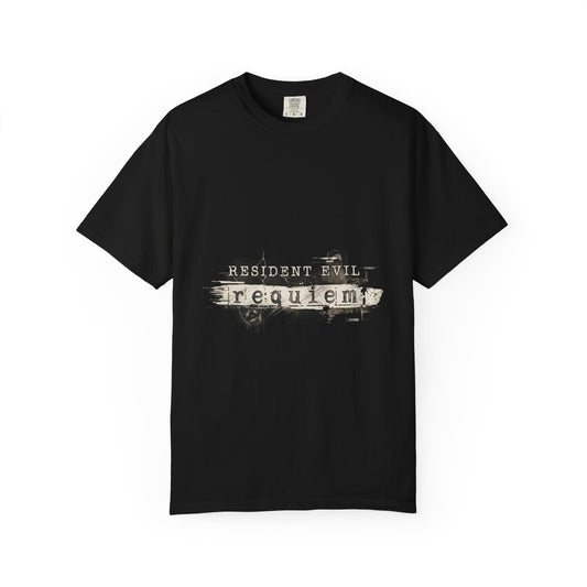 Resident Evil Requiem Capcom 2026 Title Logo Art Premium T-Shirt