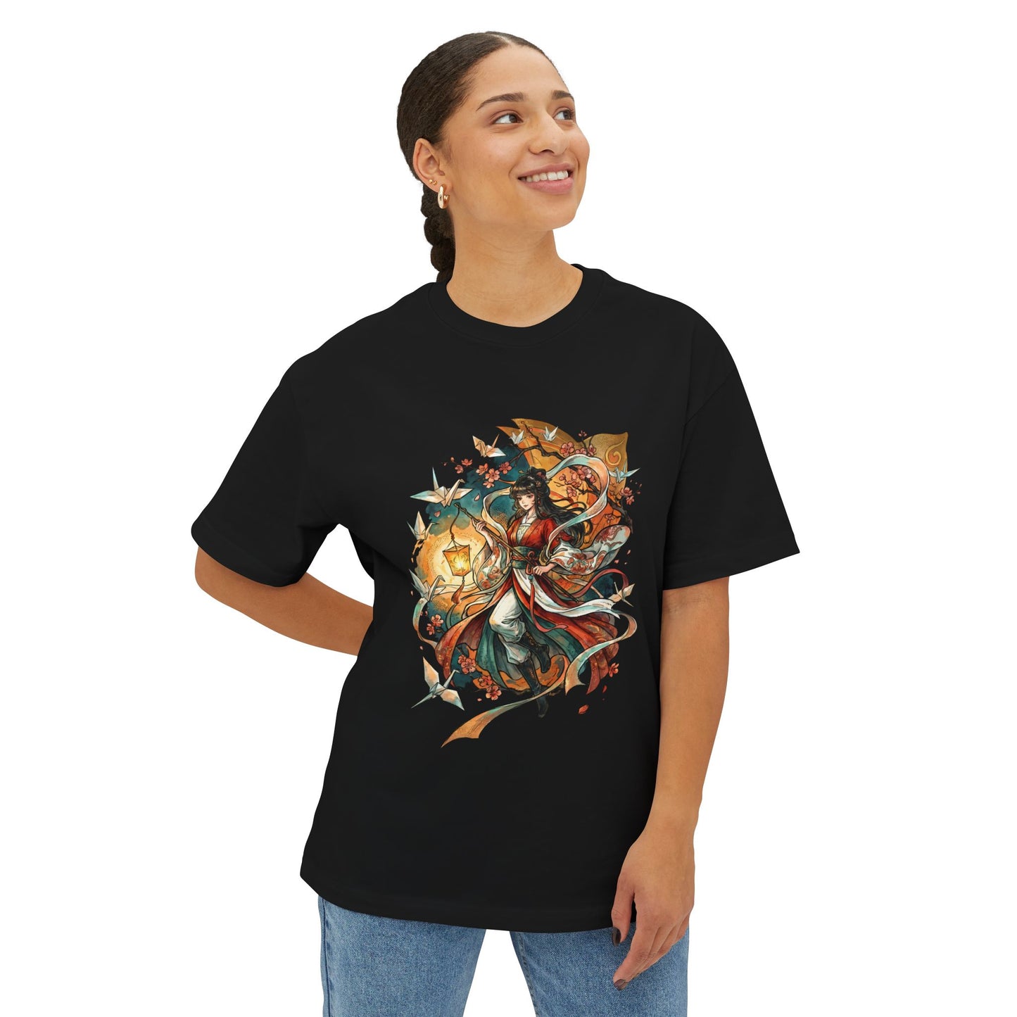 Paper Heron Free as the Clouds – Reverse 1999 Plant DPS Premium Oversized Unisex T-Shirt