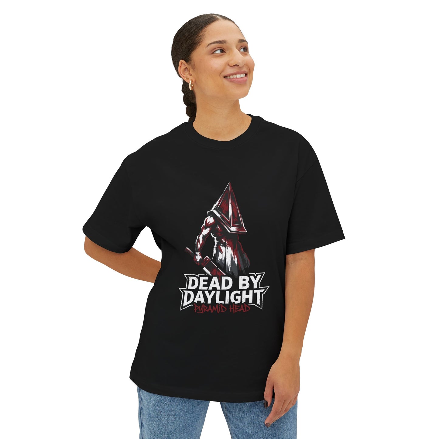 DBD Silent Hill Chapter Pyramid Head & Cheryl Premium Oversized Unisex T-Shirt
