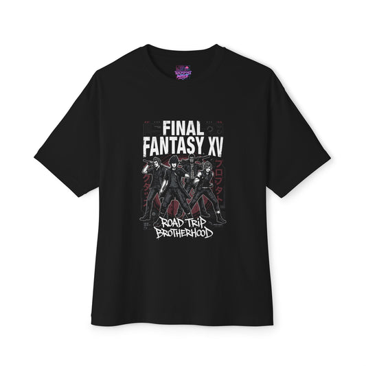 Noctis and the Chocobros Epic Brotherhood Journey Premium Oversized Unisex T-Shirt