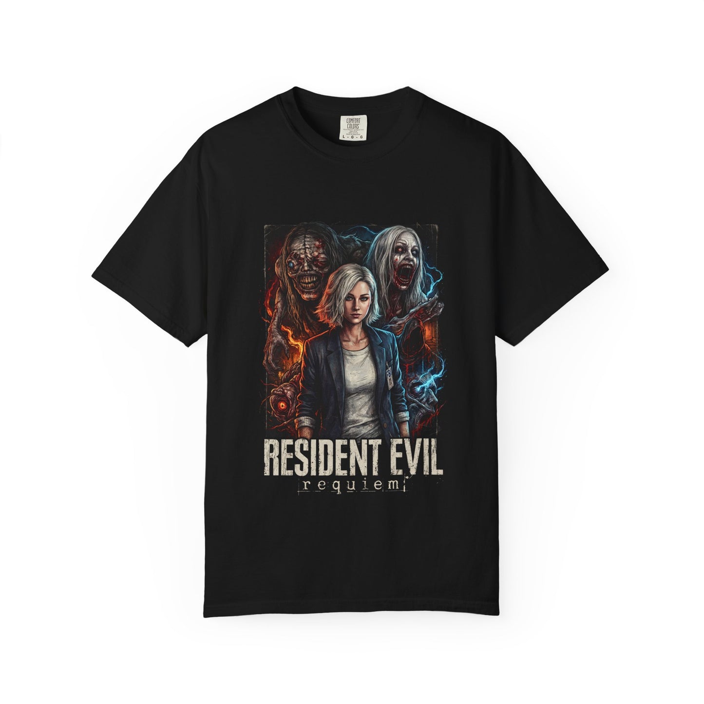 Grace Ashcroft Resident Evil Requiem Alyssa Mom Daughter Fan Art Premium T-Shirt