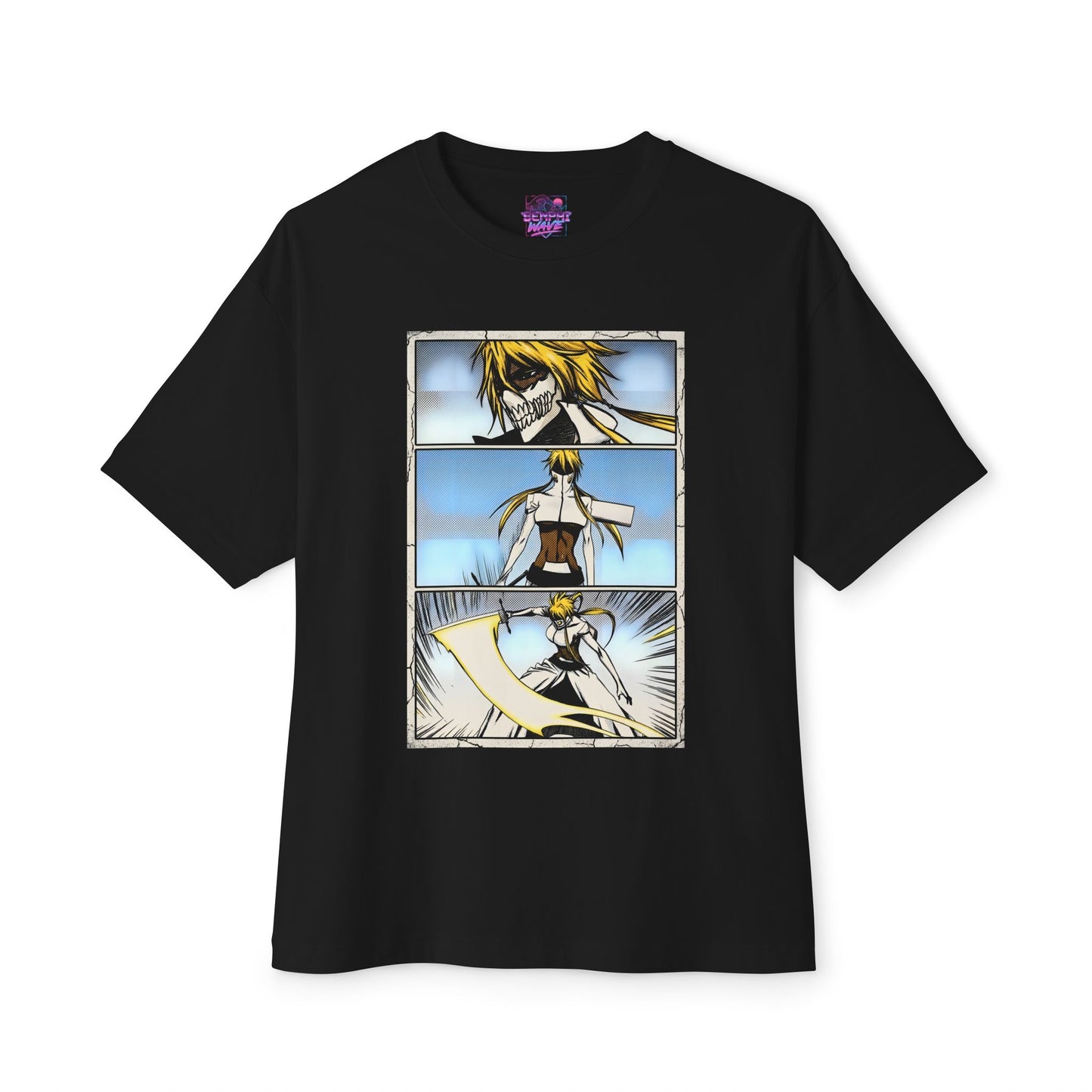 Tia Halibel Bleach Anime Manga Collage Graphic Tee - Oversized Premium Tee